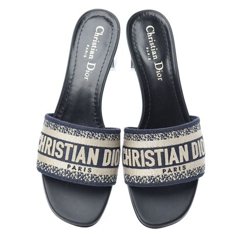 christian dior schlappen blau|dior sandals for women.